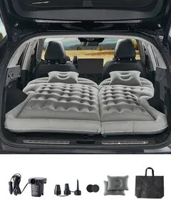Car Air Mattress For Camping And Travel, Inflatable Sleeping Bed With Built-In Portable Air Pump, Fits SUVs MPVs Sedans And Crossovers, Spacious, Comfortable Night Sleep On Road Trips, Durable, Quick Set Up