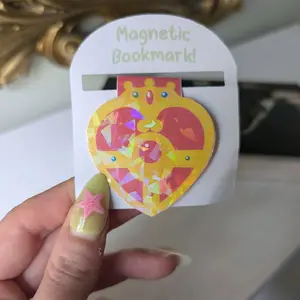 Sailor Moon Compact Magnetic Bookmark - Nostalgia - Holographic - Bookish
