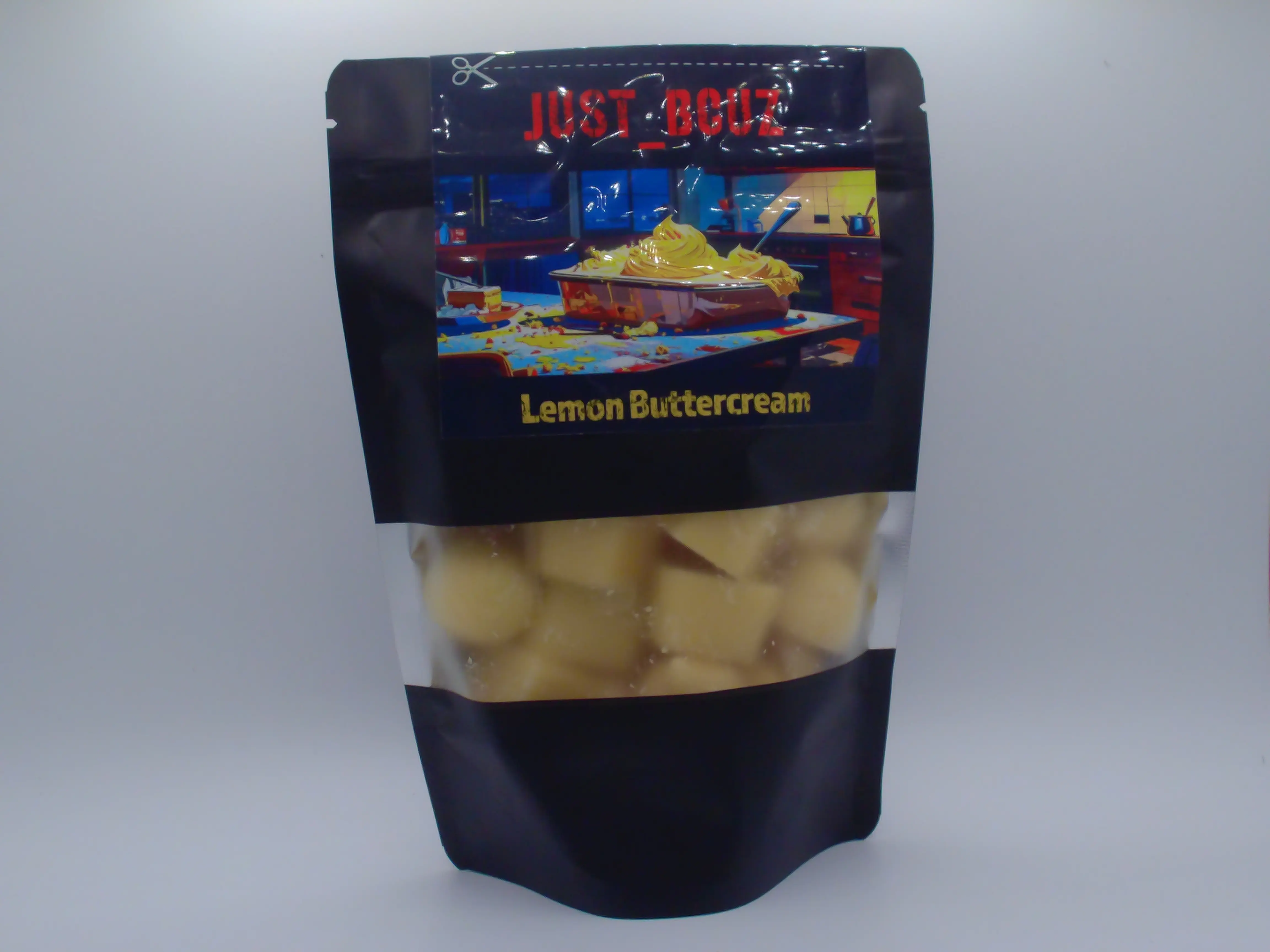 Lemon Buttercream Scented 6oz Bag of Fragranced Wax Melt Shapes