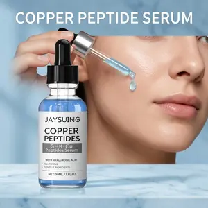 Copper Peptides GHK-Cu Serum with Hyaluronic Acid Skin Tightening Hydrating Anti Aging Wrinkle Repair Gentle Formula for All Skin Types