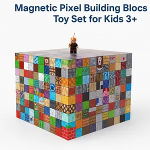 Magnetic Building Bloks-100, blocks Build Magnet World My Magic Portal Set,Toddler Toys STEM Montessori Sensory Toys for 3 4 5 6 7 8-13 Years Boys Girls Birthday Gifts for Kids