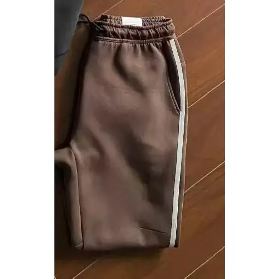 Deep coffee pants