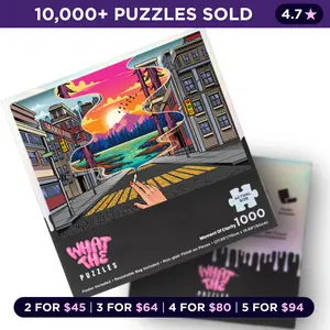 What The Puzzles – Moment Of Clarity I 1000 Piece Jigsaw Puzzle for Adults, Premium Funny Gift, Non-Glare Puzzle with Hidden Details