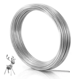 3mm Bendable Aluminum Wire, 32.8 Feet Metal Craft Wire for Sculpting, DIY Jewelry Making, Doll Making, Modelling and Bonsai Training (9 Gauge)
