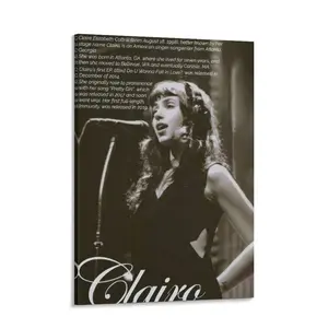 Music Clairo Canvas Poster Bedroom Decoration Office Valentine's Birthday Gift2 Wall Art