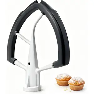 Flex Edge Beater Compatible with  5.5-6 Quart Bowl-Lift Stand Mixers, 6QT Paddle Attachment Replacement with  Scraper, Heavy Duty Mixer Accessories, Dishwasher Safe