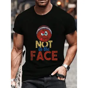 100% Cotton Not In The Face - Dodgeball Player Ball Game Dodgeballer T-Shirt Women's Men's Graphic Tee Crew Neck summer vacation Tops