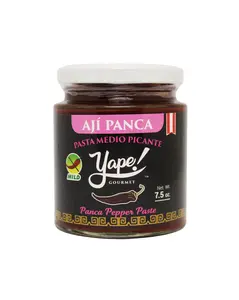 Yape Gourmet Ají Panca Authentic Peruvian Pepper Paste Mild Spicy 7.5 oz 213 g Key Ingredient in Peruvian Cuisine Perfect for Marinades Stews Sauces Meat and Fish