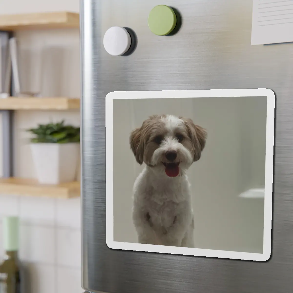 CUSTOMIZABLE Pet Lover Die-Cut Magnet, Picture of Pet Hanging, Fridge Magnet, Animal Lover Gift, Custom Pet Magnet, Cute Pet Magnet, Unique Pet Gift Decor Matte
