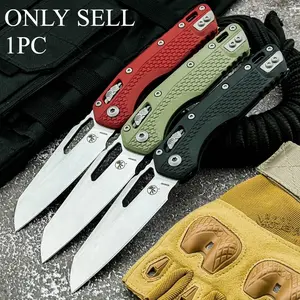 Best-Selling MSI-1 Outdoor Pocket Folding Knife: High-Quality 440C Blade with Nylon-Fiber Handle—Portable Fishing and Survival Knife, EDC Cutting Tool, Self-Defense, Rescue, Hiking, and Adventure Tool—Perfect Gift