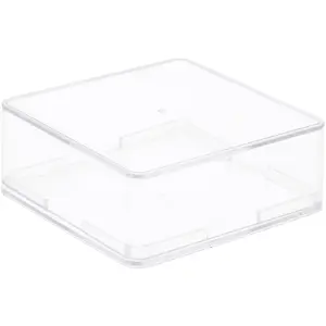 Pioneer Plastics Plastic Hockey Puck Display Case (UV Resistant), 2.875" W x 2.875" D x 1.0625" H