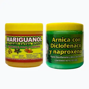 [2 Pack Viral Bundle] Mariguanol  + Arnica Gel – 125g Jar Each– Extra Fuerte Massage Gel Balms - External Use Only – Relaxing Massage Formula for Everyday Use – Ideal After a Long Day of Work or Activity
