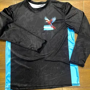 Honduras Ara Macao  black performance t shirt unisex Menswear Outdoor T-Shirt Underwear Protective Streetwear Crewneck Tshirt