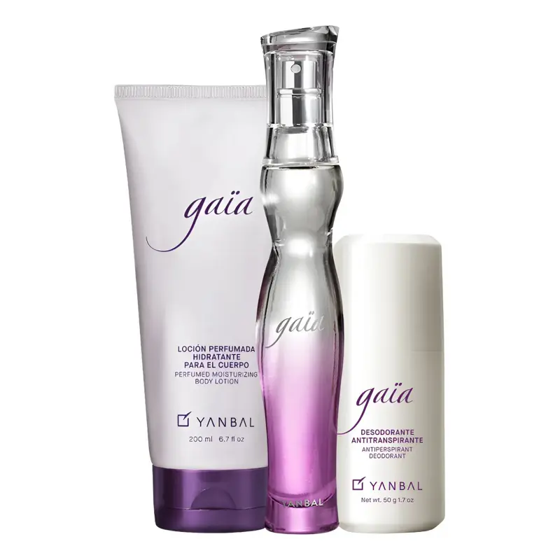 Yanbal Gaia Fragancia Yanbal Perfumed Moisturizing Body Lotion & Antiperspirant Deodorant Set