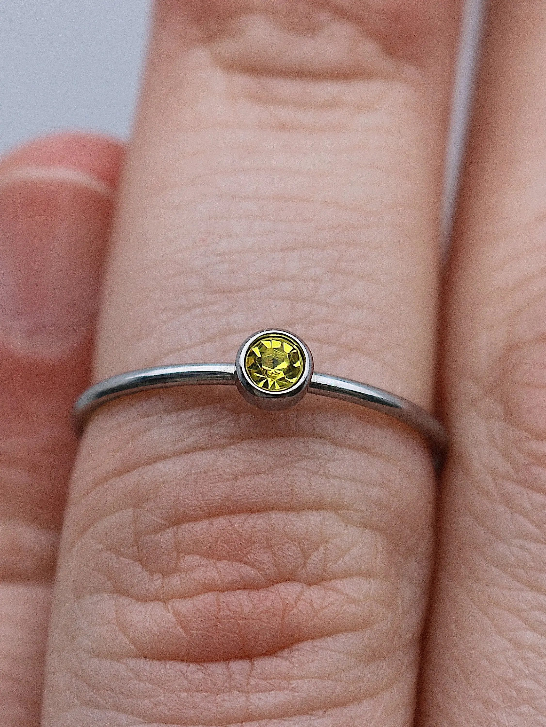 November Birthstone Ring