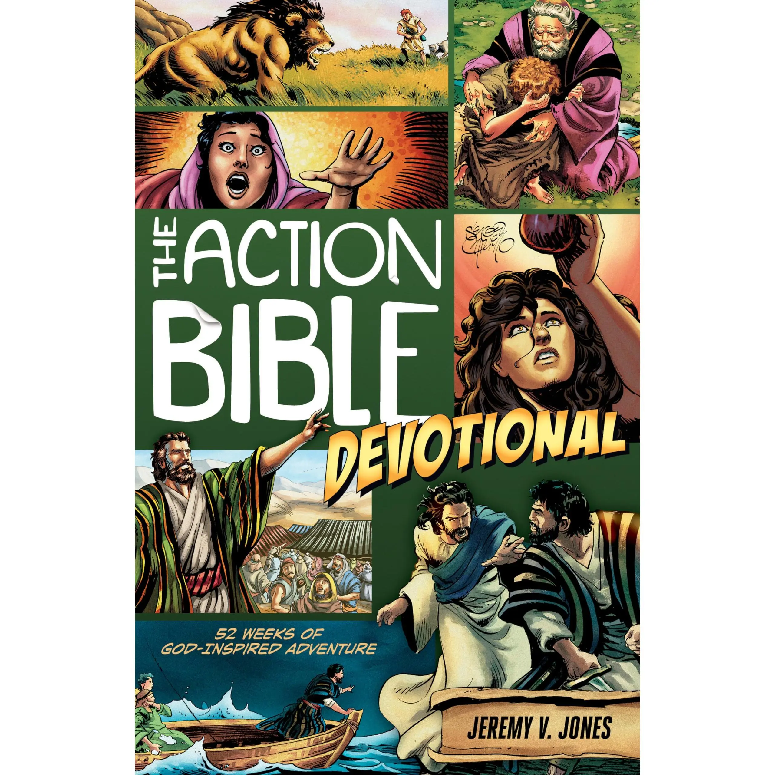 The Action Bible Devotional: 52 Weeks of God-Inspired Adventure -- Sergio Cariello - Paperback