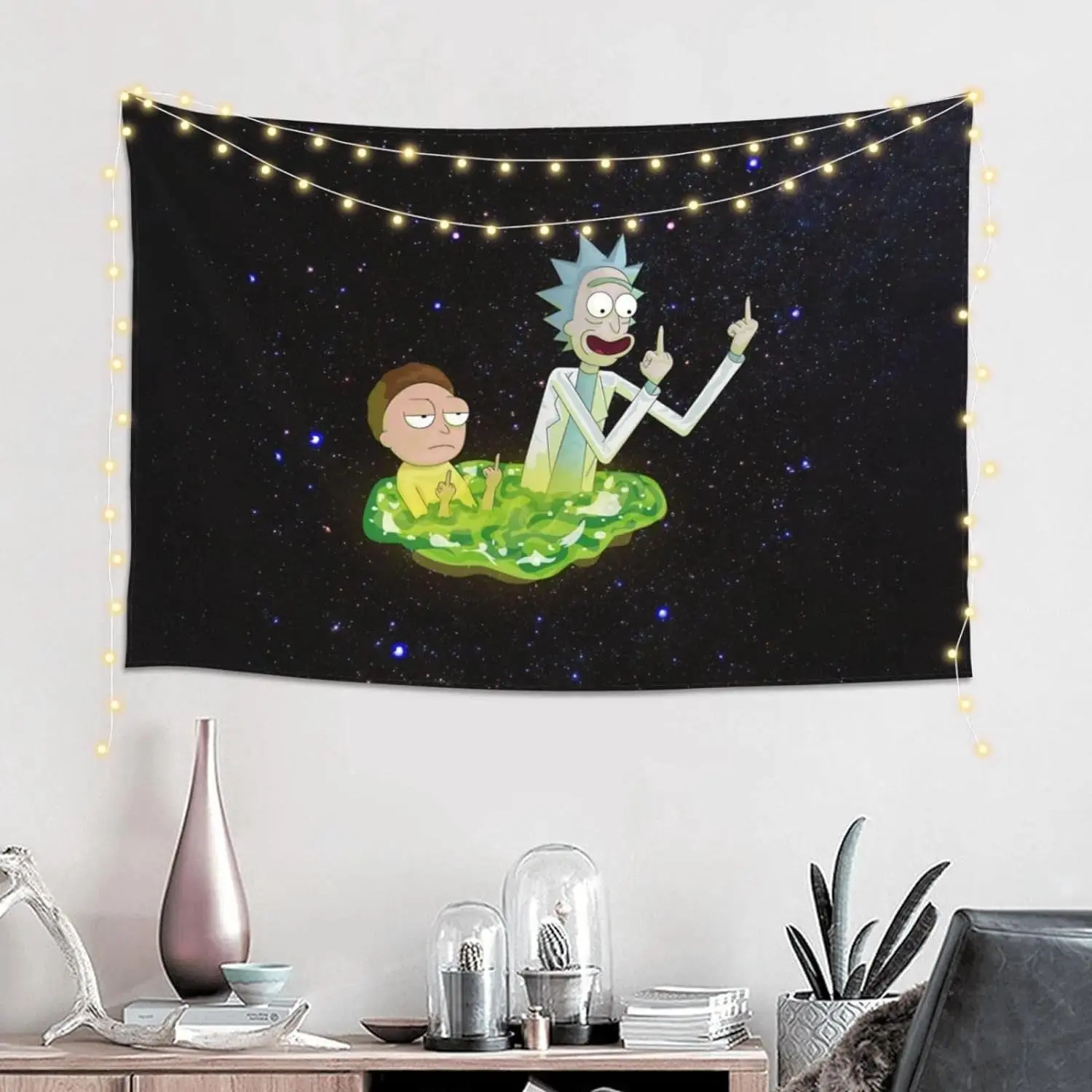 Anime Wall Hanging Tapestry, Home Decor for Bedroom & Dorm Room Decoration, 40"x60" Indoor-Outdoor Gift for Party Settings