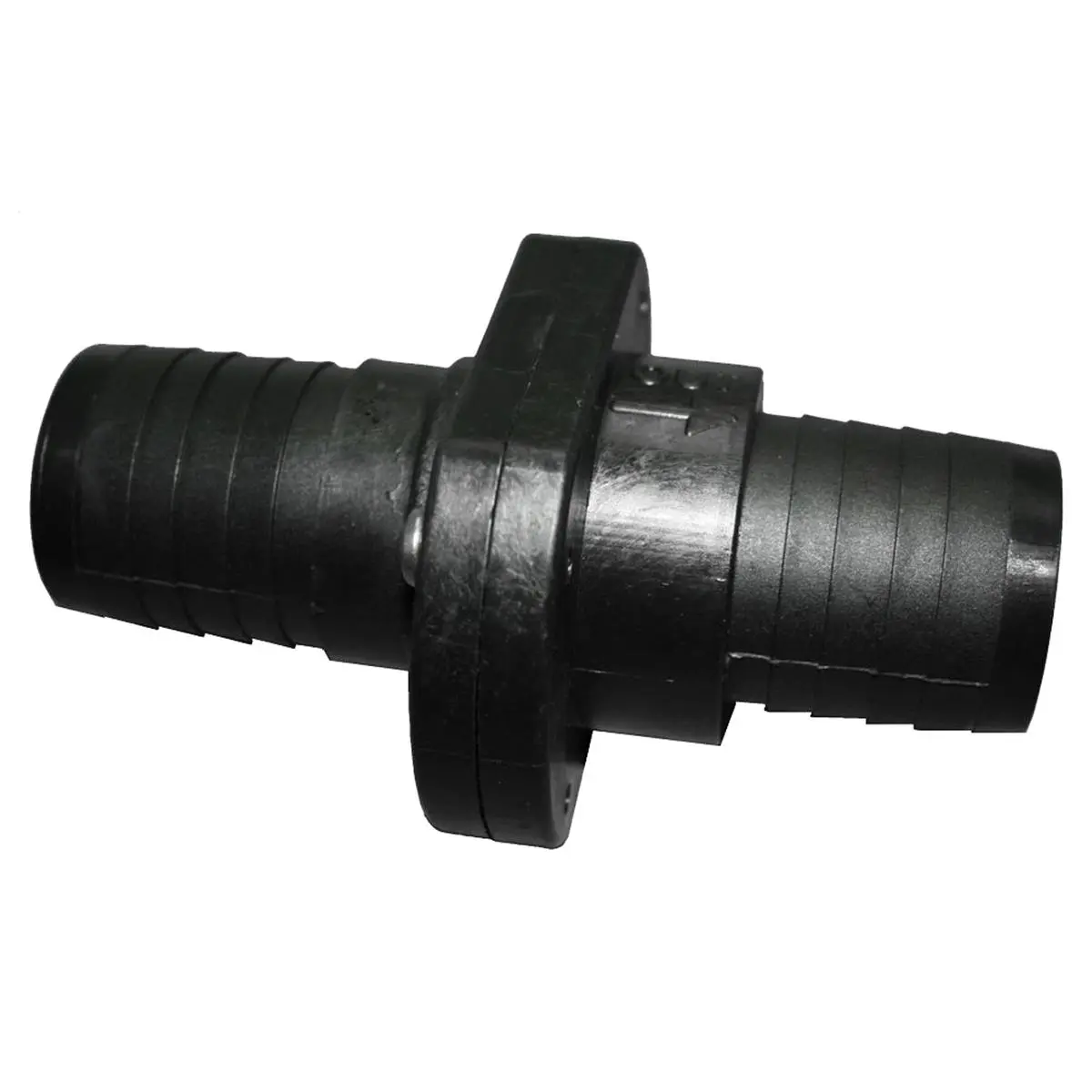 T-H Marine Supplies 1.5 in. Double Barb Inline Scupper Check Valve, Black Pipe Part