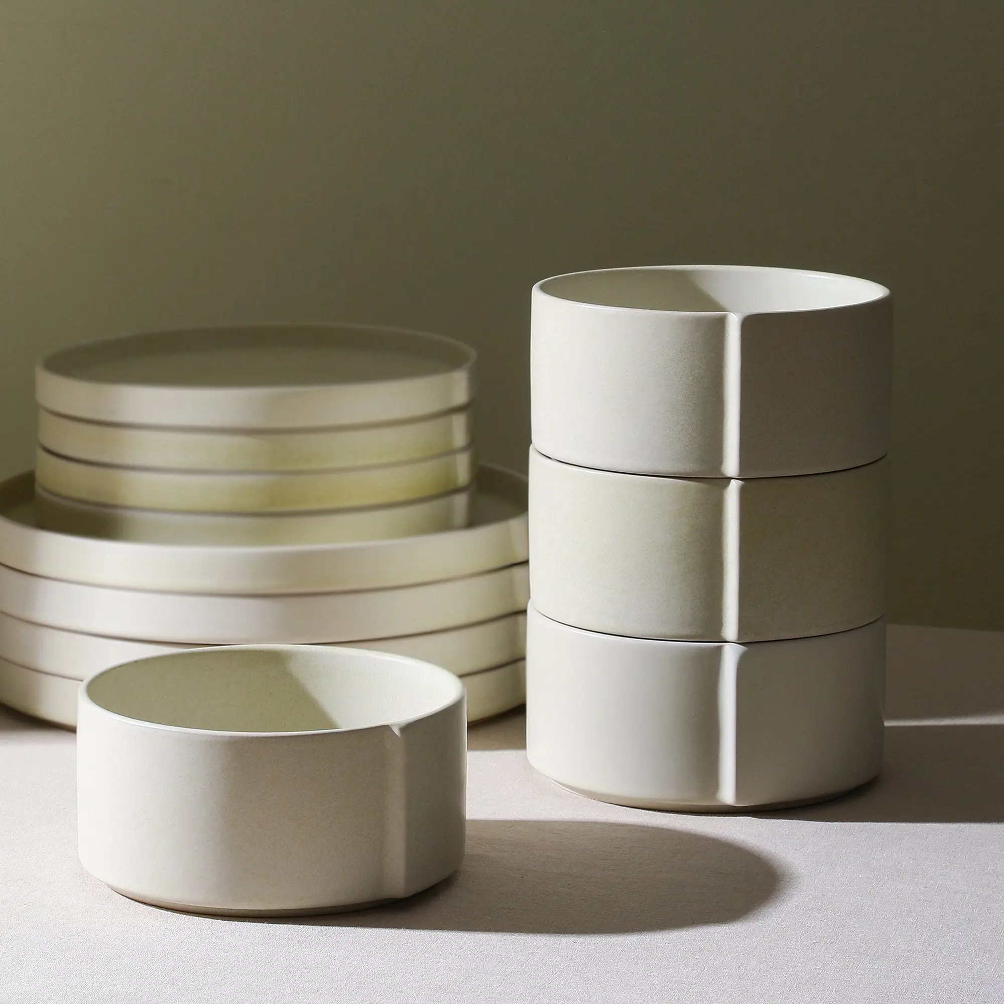 Bao Stoneware Bowl - Beige