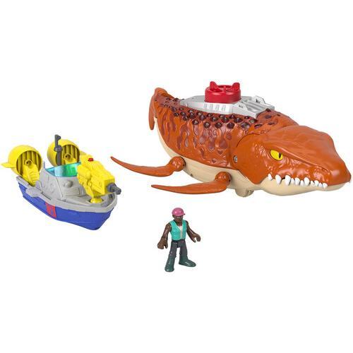 Fisher Price - Jurassic World: Rebirth Imaginext Aquachomp Chase Mosasaurus  [Collectible Figurine/Statue/Bust] figurine/statue