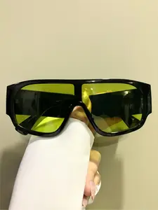 Unisex Fashionable Square Frame Glasses, Trendy Casual Glasses for Everyday Use, Fashion Accessories for Outdoor Activities