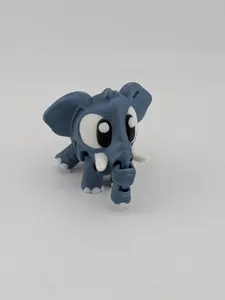 Mini Flexi Elephant Keychain – Pocket-Sized Trunk Buddy!