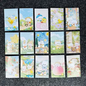 5.5×9 cm Seal Stickers - Cute Bear Designs, 40+ Options, Laminated Finish, Adorable Bear Stickers for Decoration, 45 pieces in total  15 pieces/bag