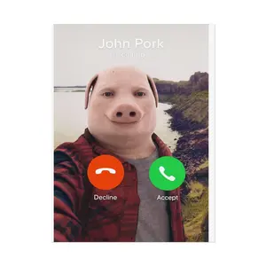 [UNFRAMED POSTER] John Pork Calling poster