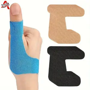 5 Pairs Flexible Thumb Splint & Finger Support, Self-Adhesive Elastic Athletic Tape for Volleyball, Basketball & Gym, Breathable Thumb Brace for Pain Relief, Anti-Chafing Sports Wrap