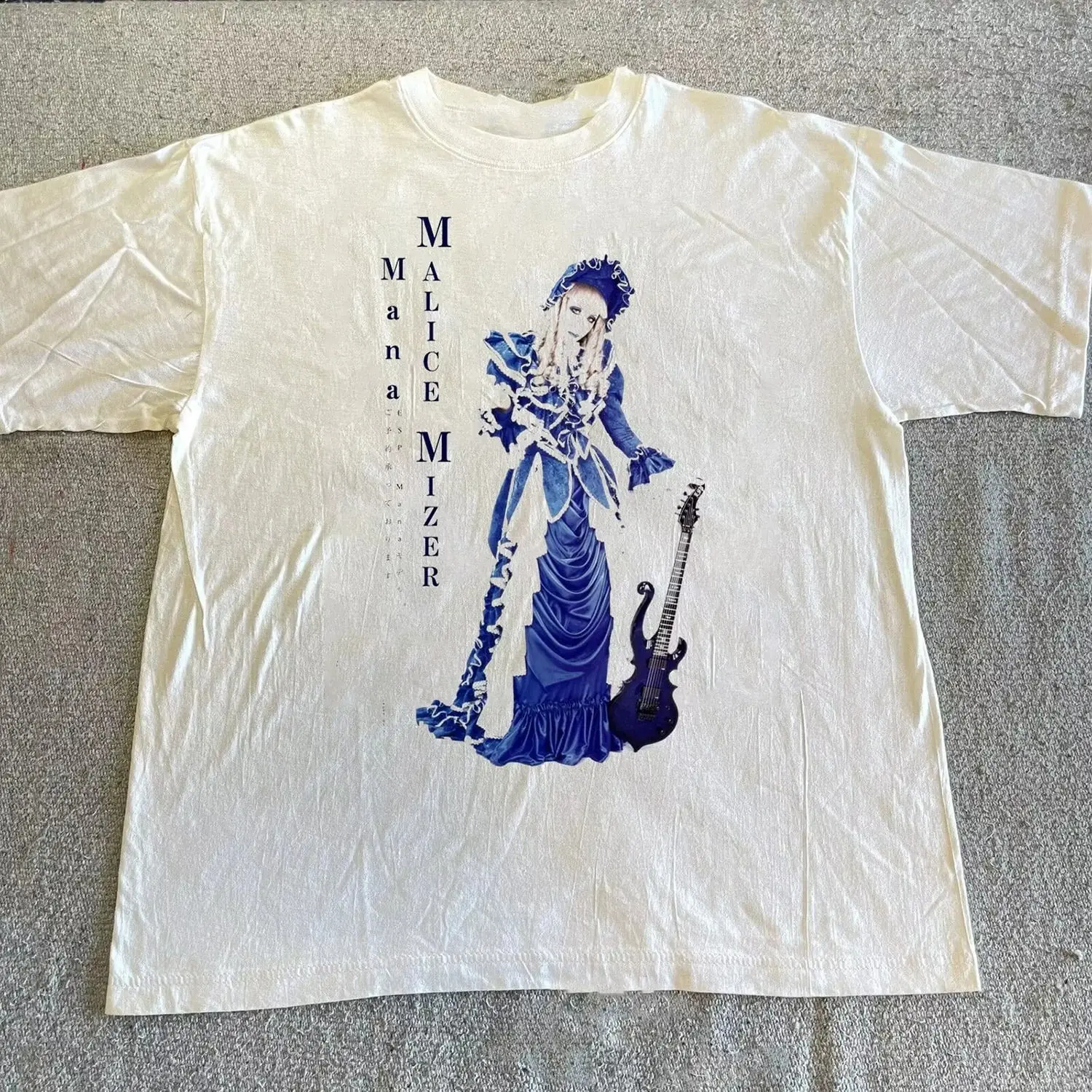 MALICE MIZER Band and Guitar Short Sleeve Full Size Unisex T-shirt