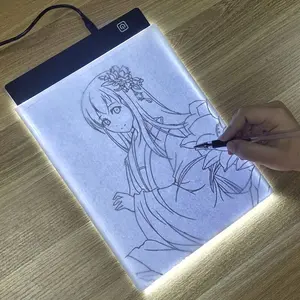 A5 Tablet Drawing Light Toy, 1 Count Three-level Dimming Drawing Copy Pad Board For Kids Gift
