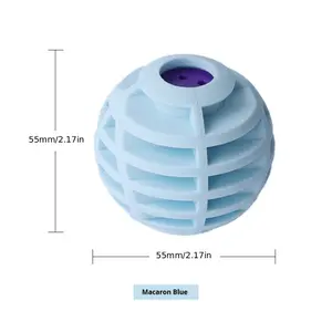Interactive Pet Silicone Toy  Sound-Emitting Ball for Fun Play