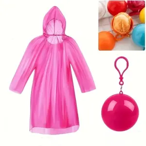 High-Quality Emergency with Keychain, Durable Full Coverage Design, Perfect for Camping, Cycling, Hiking, Amusement Parks, Lightweight Rain Coat