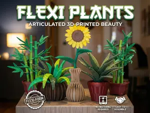 Flexi Plants – Articulated Desk Garden Series