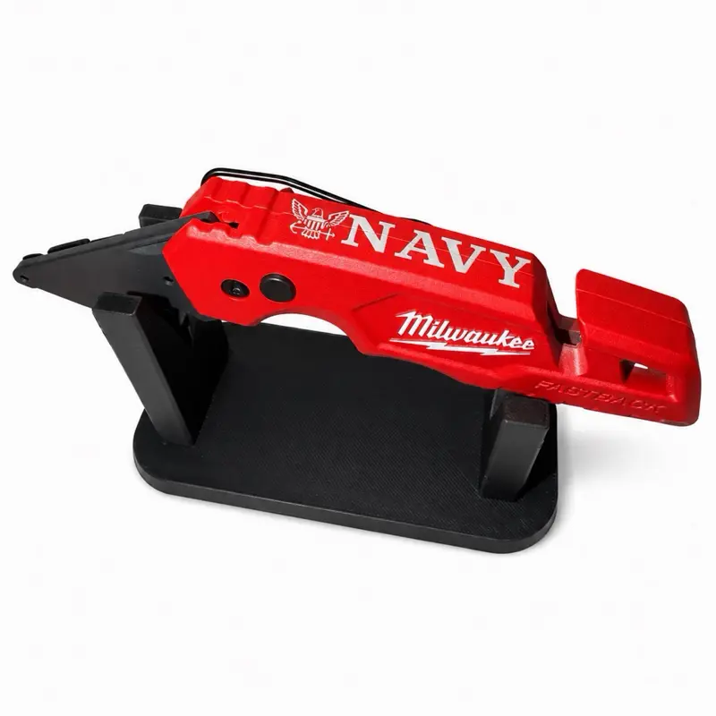 Milwaukee 1502 laser engraved fastback “Navy”