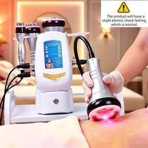 4-In-1 Beauty Fat Suction Machine, Facial Skin Lifting Device, Multi-Functional Face & Body Tightening, Massage, Heat Therapy, Pulse, Full-Body Relaxation