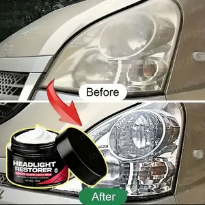 Auto Headlight Restoration Polishing Kits Car Headlamp Scratch Remover Repair Cleaning Paste Remove Oxidation Headlight Polish