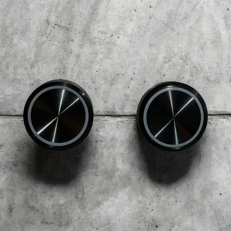 2003-2006 Digital AC GM Silverado Redline Black or Aluminum Knobs for Vehicle Interior Upgrade Translucent LED Compatible. (KNOBS ONLY) (SOLAMENTE LAS PERRILLAS) Module NOT included.