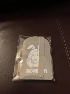 Snowbunny Leather Luggage Tags, Backpack, Bag Tags, Name Tags For Backpacks, Travel Accessories