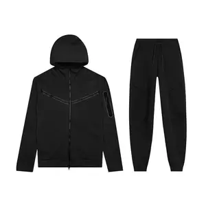 Nike Sportswear Tech Fleece Full-Zip Hoodie & Joggers Set Black (men) by StockX