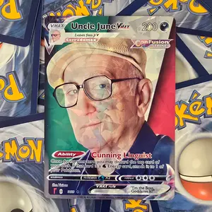Uncle June Pokemon Card - The Sopranos - Uncle Jr Sleeved Booster Packs Standard Booster Box