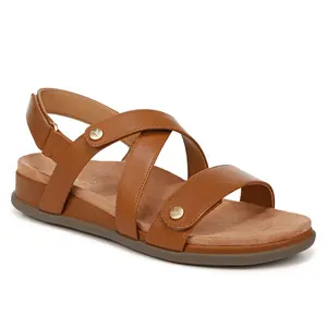 Vionic Leather Strappy Sandals - Cypress