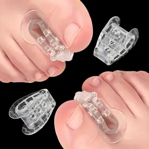 Toe Splitter, 2 Counts Thumb Valgus Orthosis, Overlap Separator, Hand Washable Toe Separator, Manicure & Pedicure Tools