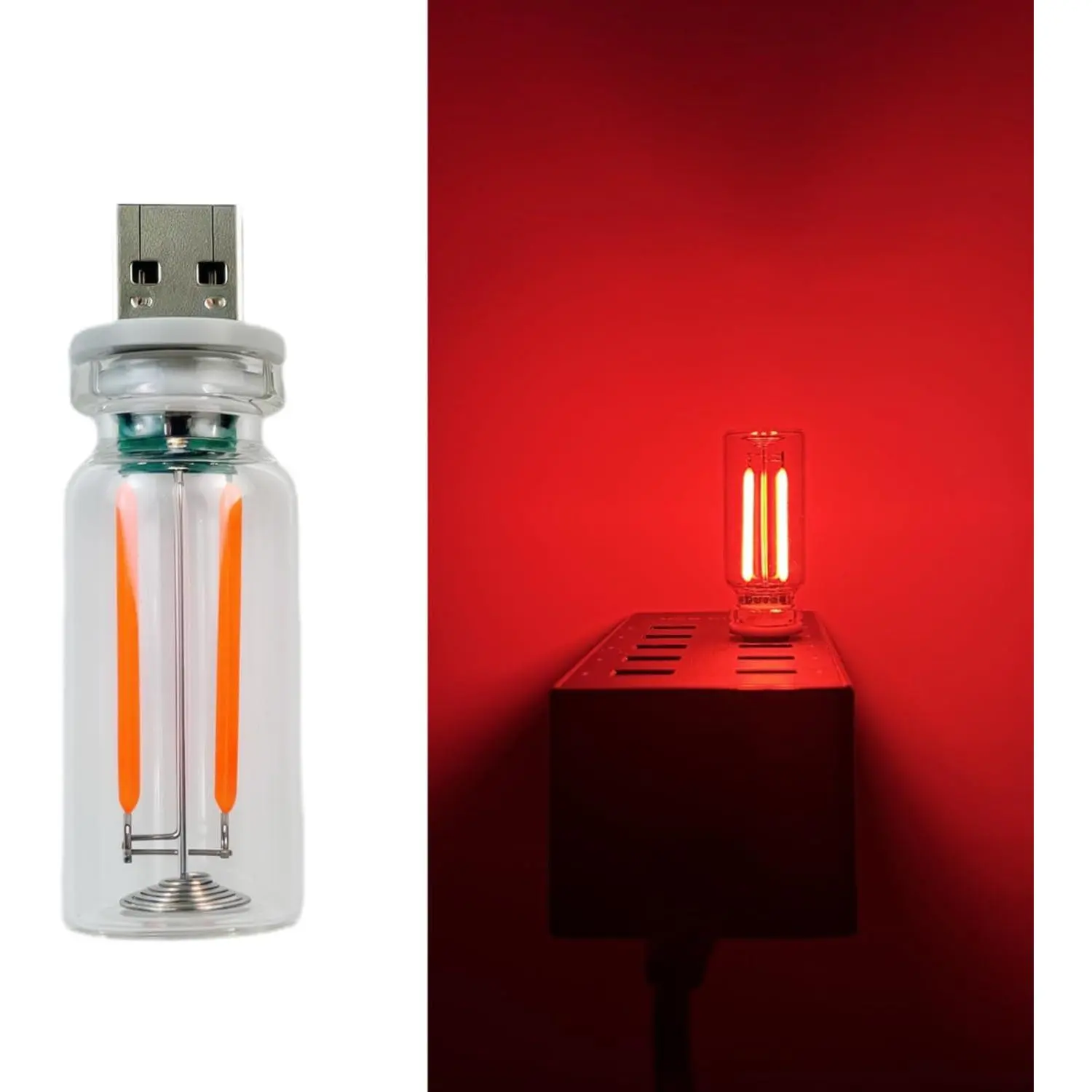 Dimmable Red USB Touch Control Led Lights For , Cute Red Interior  Lights, Retro Led Night Light Ambient Lighting, Glass USB Mood Lamp Bedroom,  Accessories For Men Women