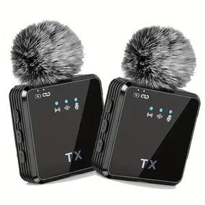 Lavalier Microphone 3 in 1 Mobile Phone Vlog Video Recording Interview Broadcasting for Android, iPhone and Camera