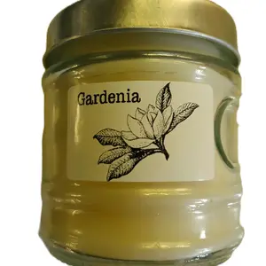 Gardenia Candle - Floral Scented Household Candle for Serene Atmosphere - Simple Yet Effective Fragrance Enhancer