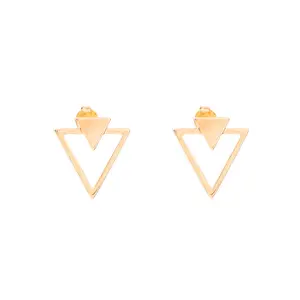 DOUBLE TRIANGLE EARRINGS