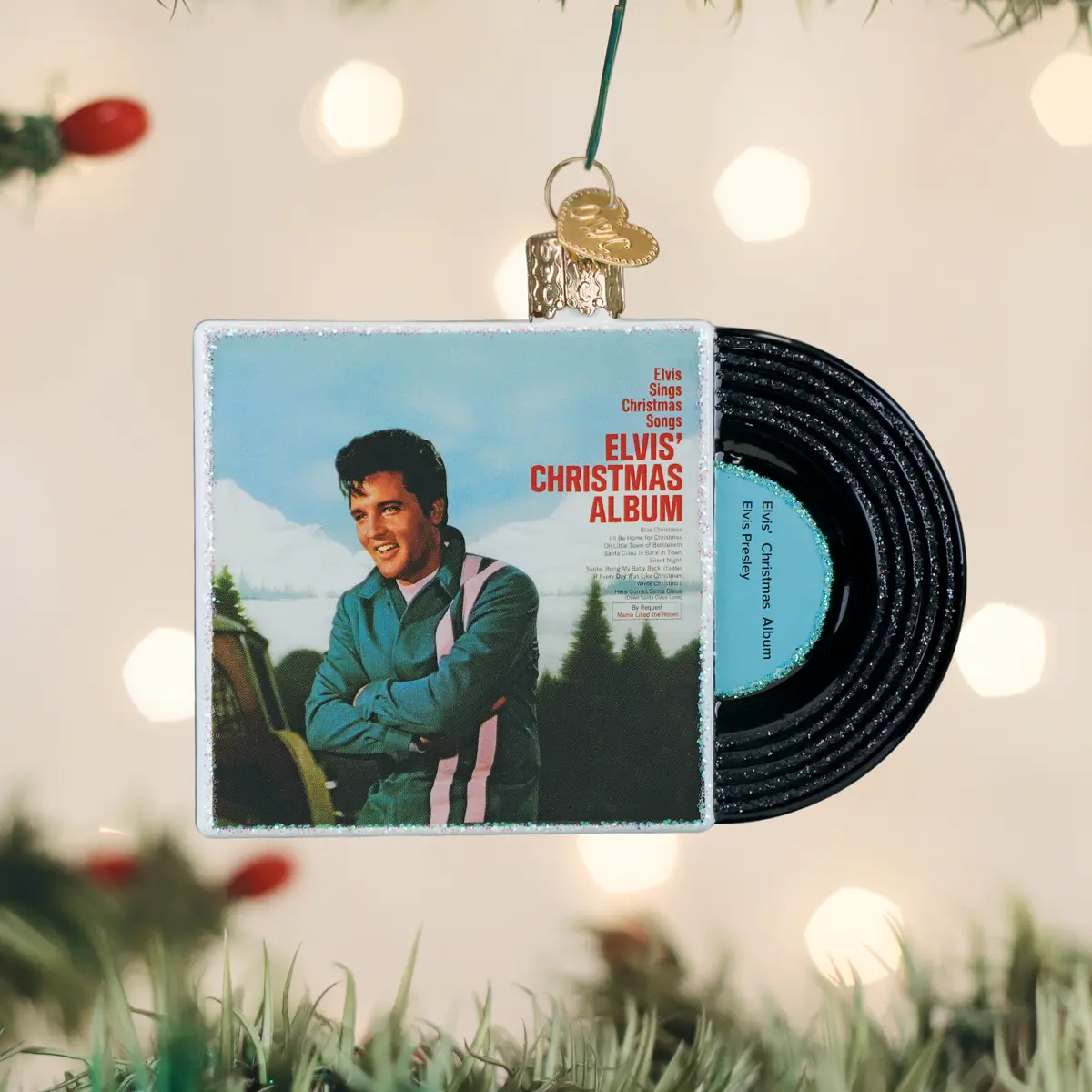 Elvis' Christmas Album Ornament