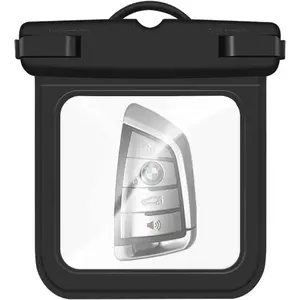 2 Pcs Small Waterproof Pouch,Waterproof Key Holder for Swimming Money,Car Key Fob Case Floating Keys Holder Pouch Small Pouch Dry Bag ,Clear Key Fob Protector for Water Sports Surfing Outdoor Supplies HGRTYXS