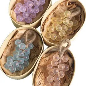 Grape Cluster Handmade Soap - Gentle Cleansing Moisturizing Care with Fresh Long Lasting Scent Perfect Gift for Friends and Loved Ones